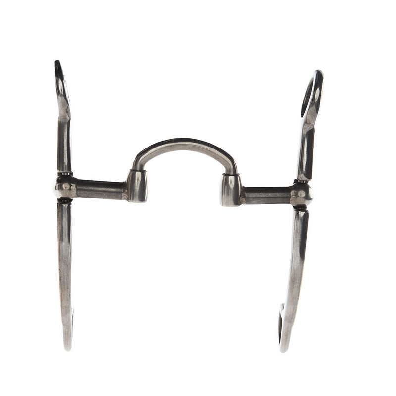 Brandon Anthony Bit & Spur Co. Silver Ball Hinge Port Correction Shank Bit