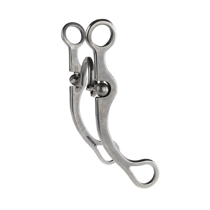 Brandon Anthony Bit & Spur Co. Ported Chain Straight Shank Bit