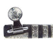 Brandon Anthony Bit & Spur Co. 7/8 Inch Silver Bar Men's Spurs with Chap Guard