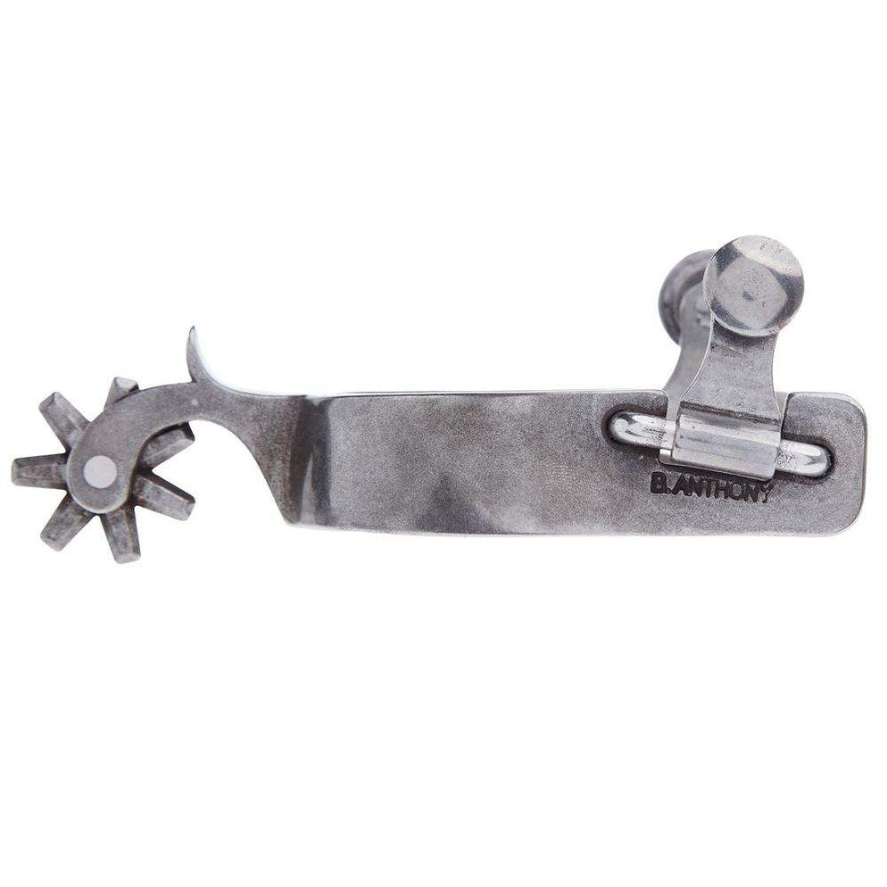 Brandon Anthony Bit & Spur Co. Silver Flower Scroll Mens