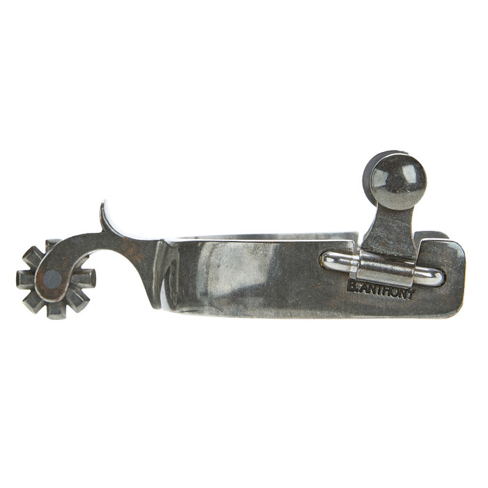 Brandon Anthony Bit & Spur Co. 7/8in Silver Mounted with 8pt Rowel Spurs