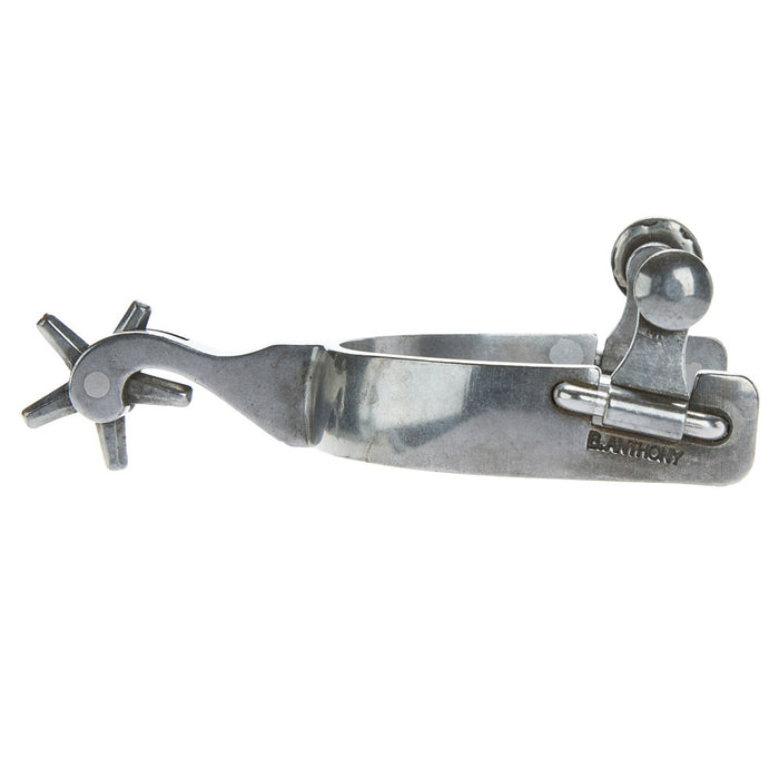 Brandon Anthony Bit & Spur Co. 7/8in Silver Mounted with 5pt Rowel Spu