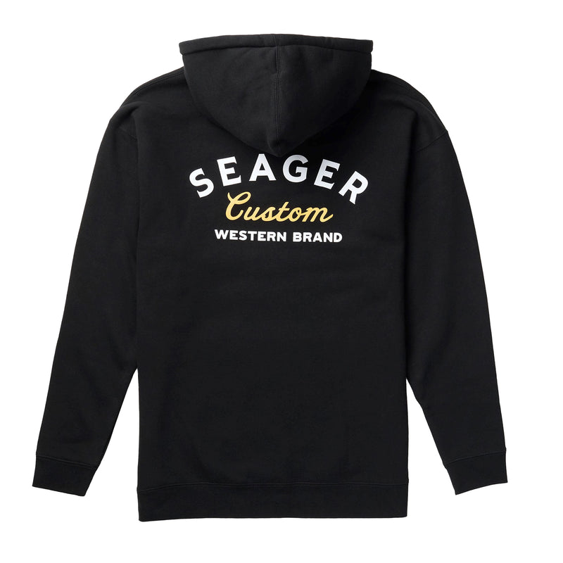 Seager Inc Mens Los Rios Black Hoodie