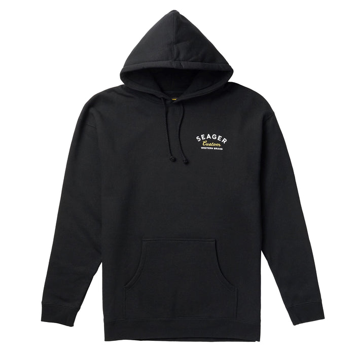 Seager Inc Mens Los Rios Black Hoodie