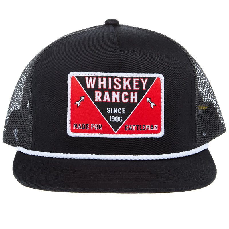 Whiskey Bent Hat Co Mens Bandit Black Cap
