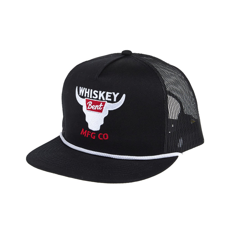 Whiskey Bent Hat Co Black Banquet Cap