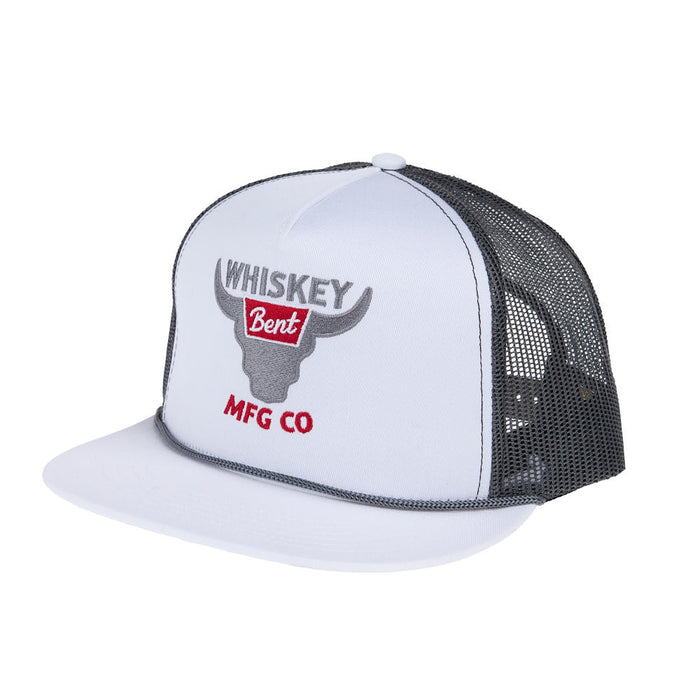 Whiskey Bent Hat Co White Banquet Cap
