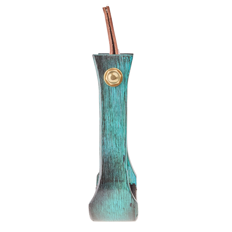 Nettles Country 2in. Turquoise Over Black Barrel Racing Stirrup