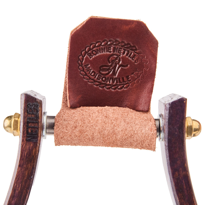 Nettles Country 2in. Distressed Purple Barrel Racing Stirrup