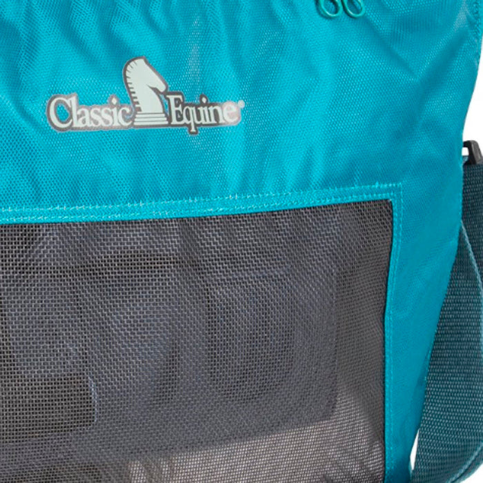 Classic Equine Dark Teal Boot Accessory Tote Bag