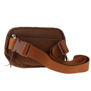 Mcintire Saddlery White Floral Camel Belt Bag