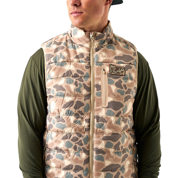 Burlebo Men's Pintail Camo Puffer Vest