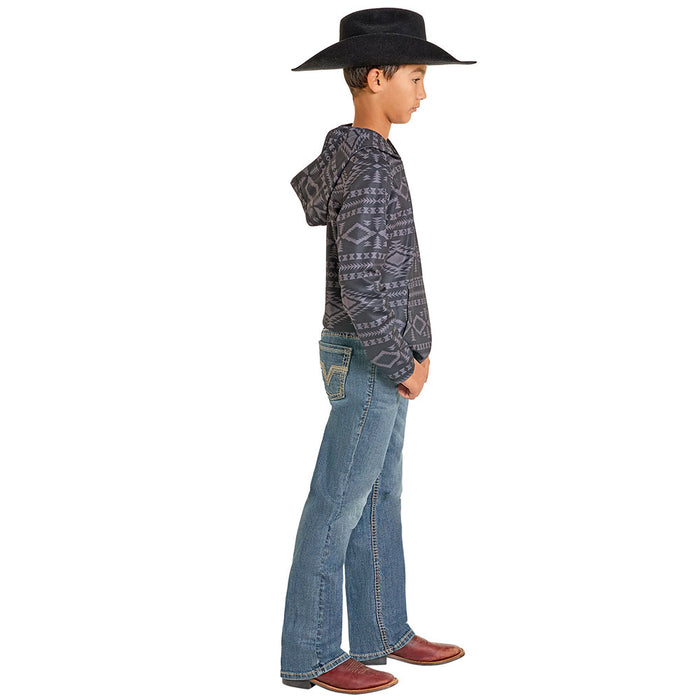 Rock & Roll Denim Boy's Rope Stitch Pocket Jean