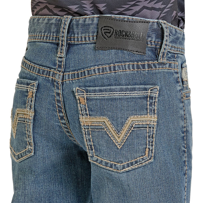 Rock & Roll Denim Boy's Rope Stitch Pocket Jean