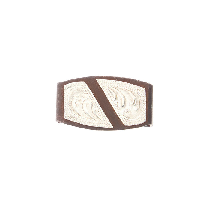 Cowperson Tack Prickly Pear Cactus 1.5in Buckle and Keeper