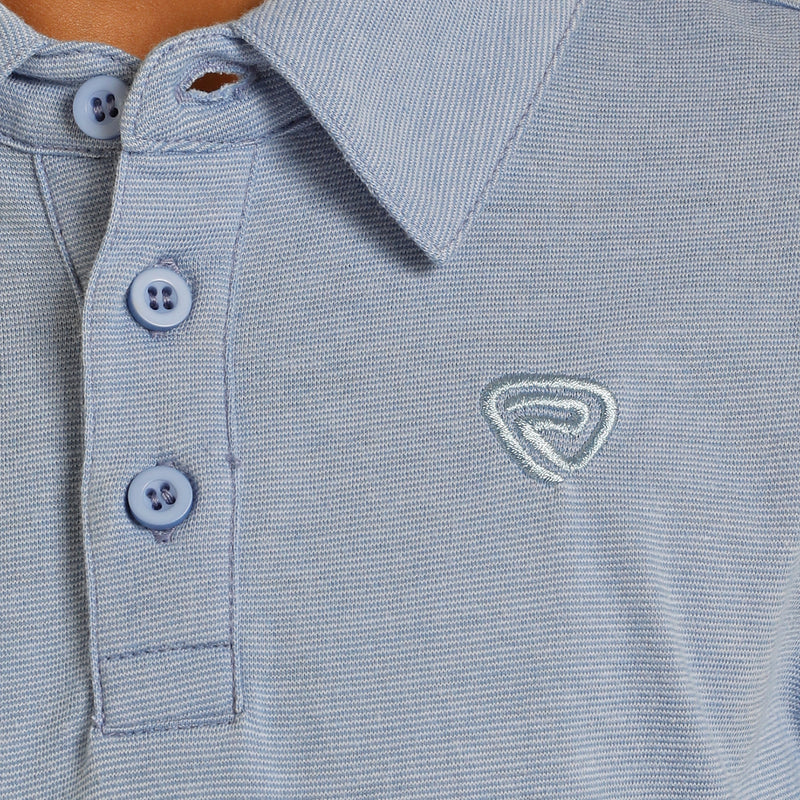 Rock & Roll Denim Boy's Powder Blue Polo
