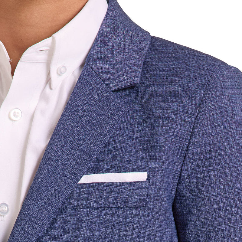 Rock & Roll Denim Boy's Blue Plaid Sports Coat