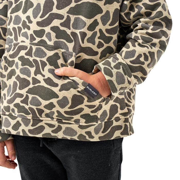 Burlebo Youth Classic Deer Camo Fleece Hoodie