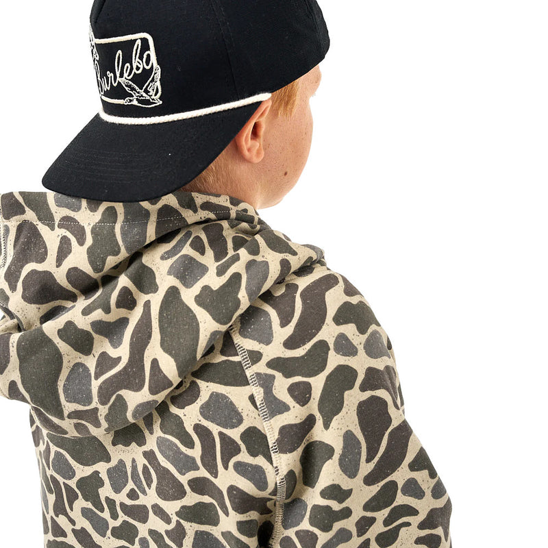 Burlebo Youth Classic Deer Camo Fleece Hoodie