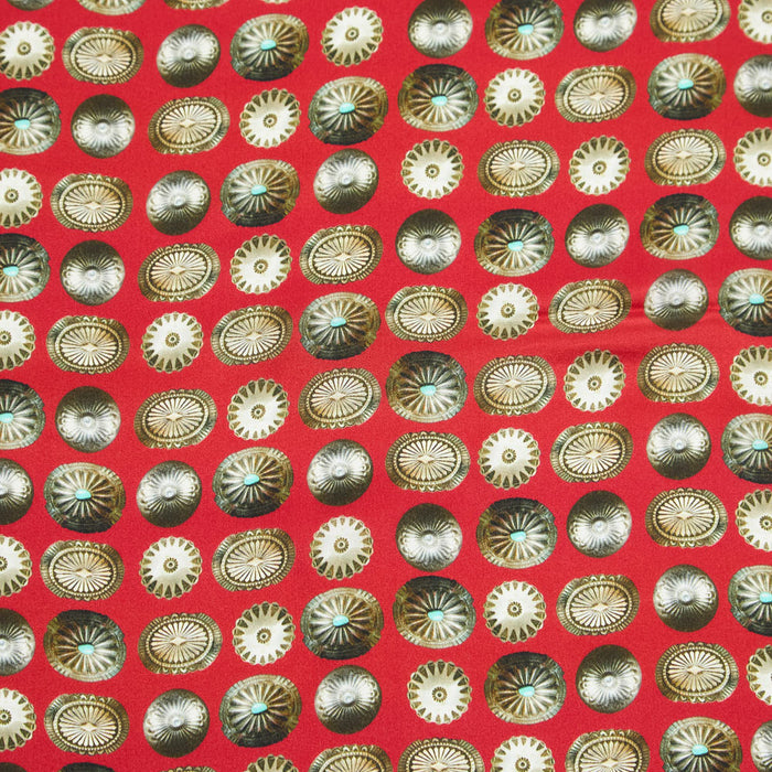Fringe Scarves Baby Concho Red Shorty