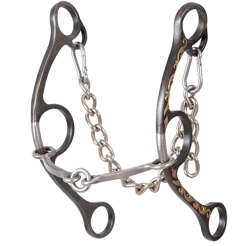 Classic Sherry Cervi Lifesaver Square Diamond Long Shank Gag Bit