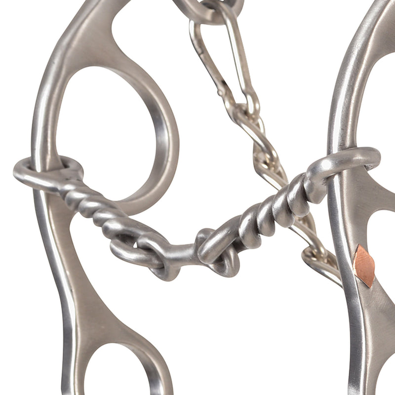 Classic Sherry Cervi Twisted Wire Dogbone Short Shank Gag Bit