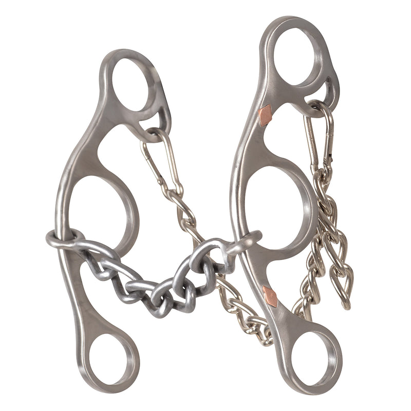 Classic Sherry Cervi Diamond Short Shank Chain Gag Bit