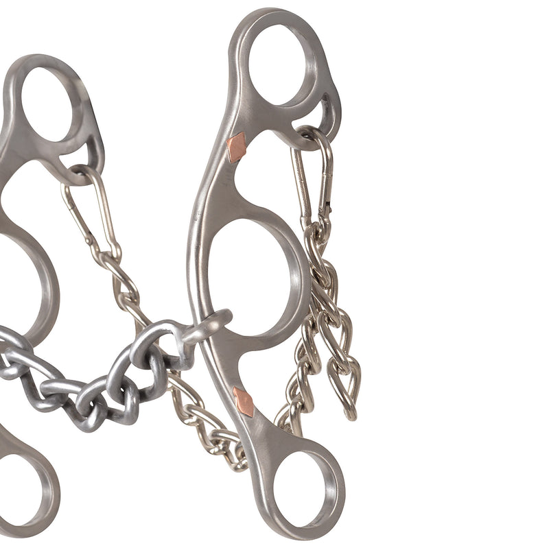 Classic Sherry Cervi Diamond Short Shank Chain Gag Bit