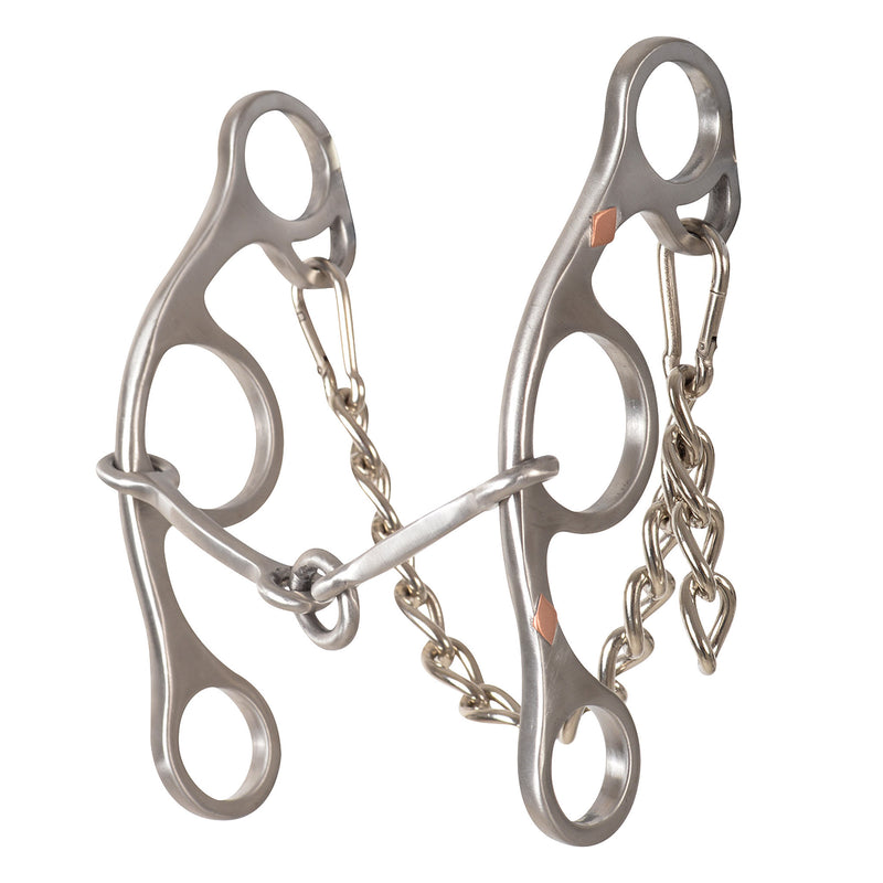 Classic Sherry Cervi Lifesaver Square Snaffle Short Shank Gag Bit