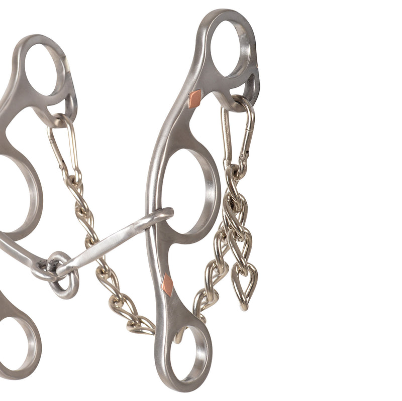 Classic Sherry Cervi Lifesaver Square Snaffle Short Shank Gag Bit