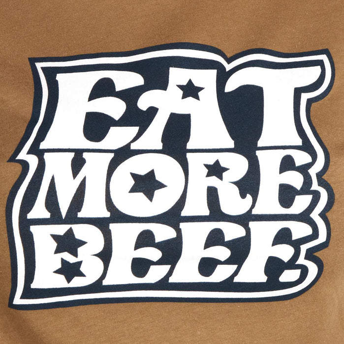 Benita Ceceille Eat More Beef Coyote Brown Graphic Tee