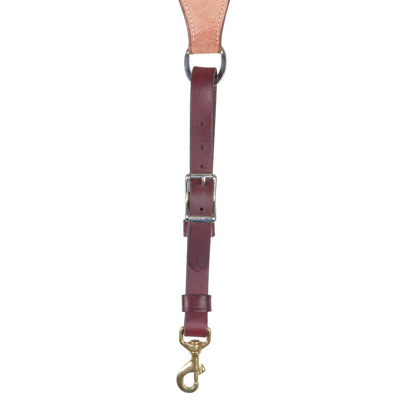 NRS Roughout Breast Collar with Rawhide Accents