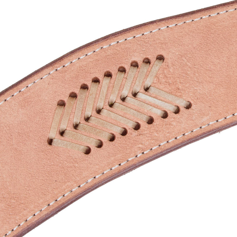 NRS Roughout Breast Collar with Rawhide Accents