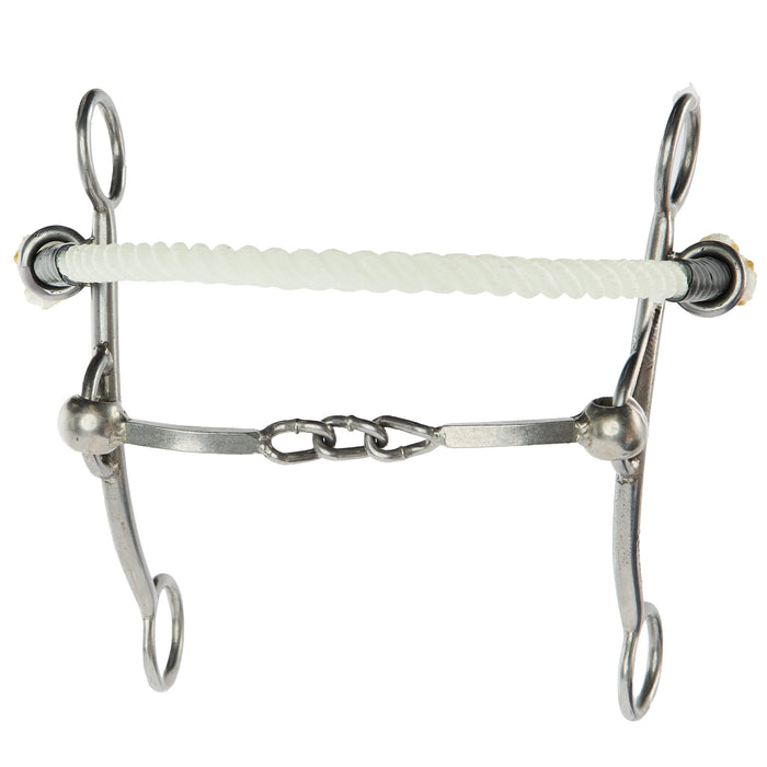 Flaharty Bits & Spurs Square Center Chain Betty Combo Gag Bit