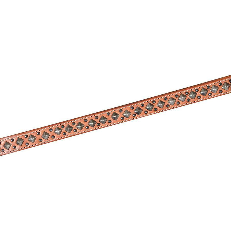 Martin Saddlery Natural Skirting Breast Collar w/Pyramid Dots