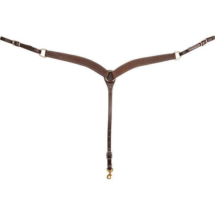 Martin Saddlery 1-3/4in Chocolate Roughout Breast Collar