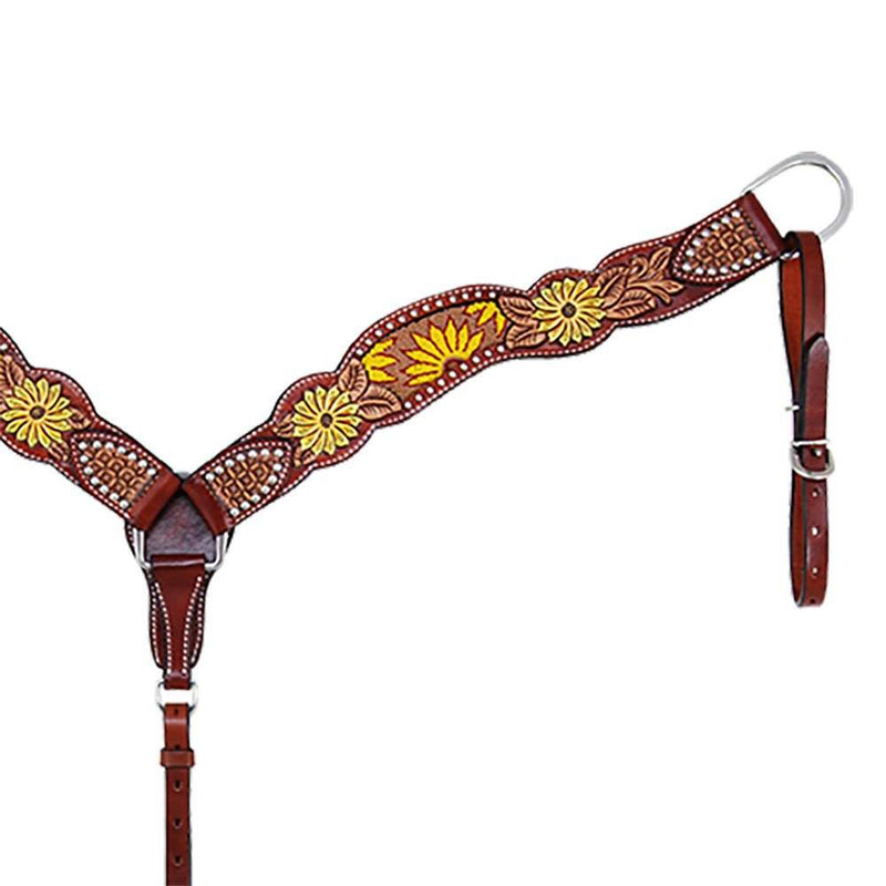 Rafter T Ranch Company Beaded Sunflower Breast Collar