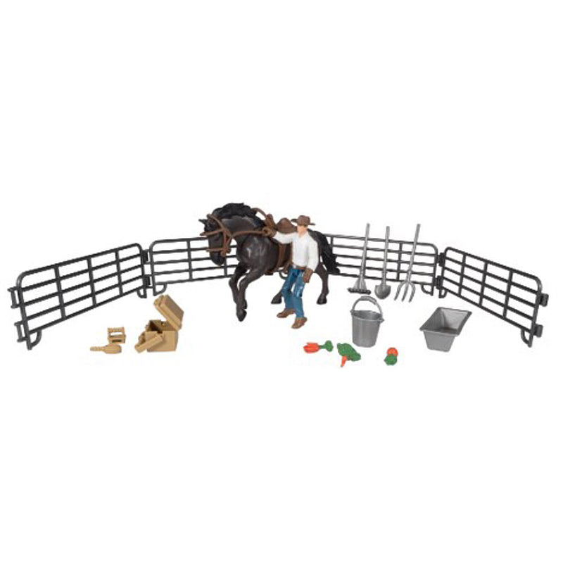 Big Country Toys Adventure 20 Piece Horse and Cowboy Set