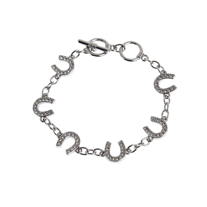 Montana Silversmiths Lucky Horseshoe Link Bracelet