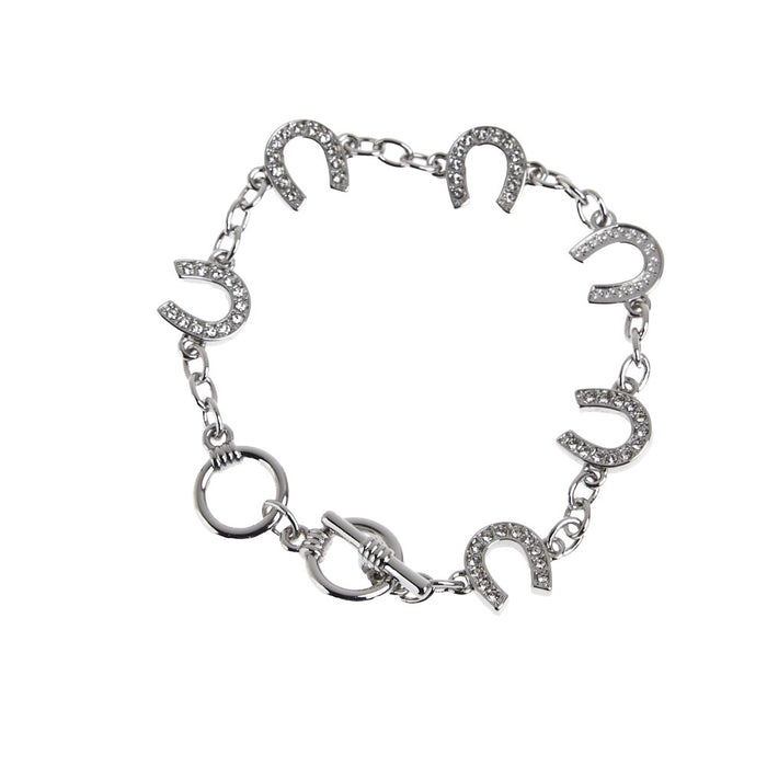 Montana Silversmiths Lucky Horseshoe Link Bracelet