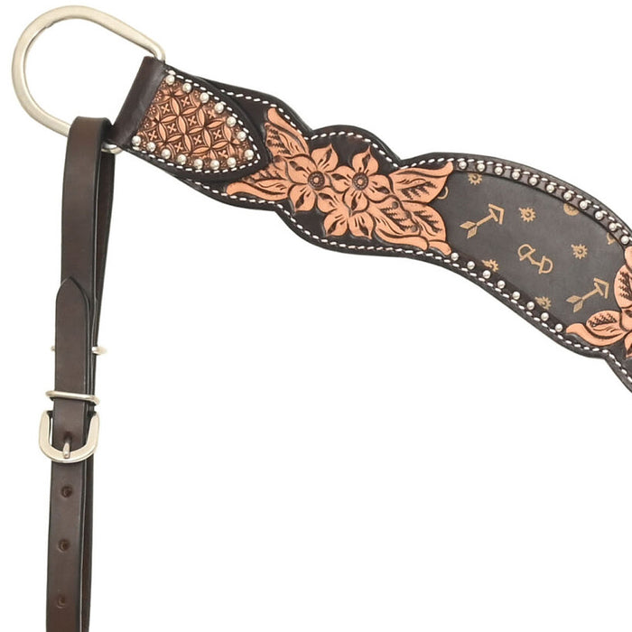 Rafter T Ranch Company Arrow Inlay Breast Collar