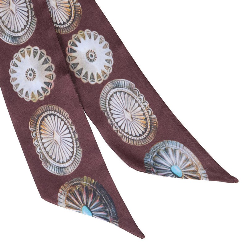 Fringe Scarves Big Concho Brown Twilly