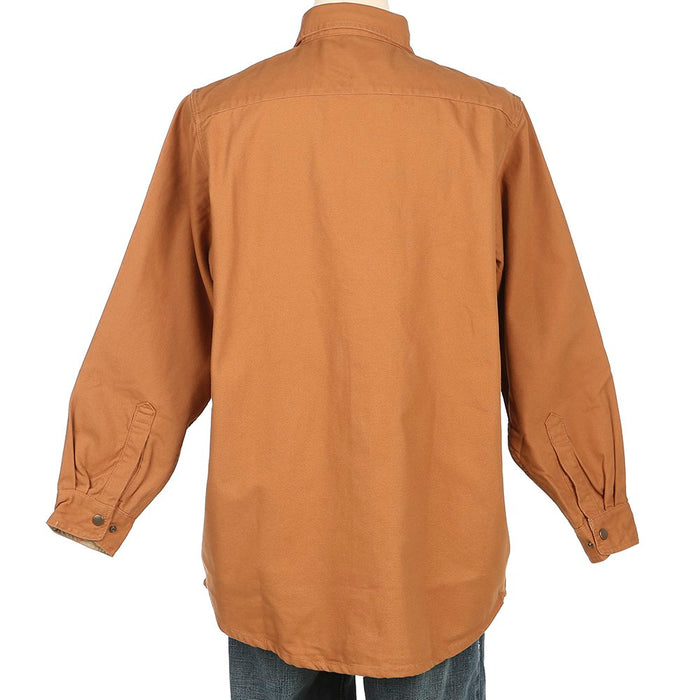 Rasco Fr Men's Brown Duck Shirt FR Jacket