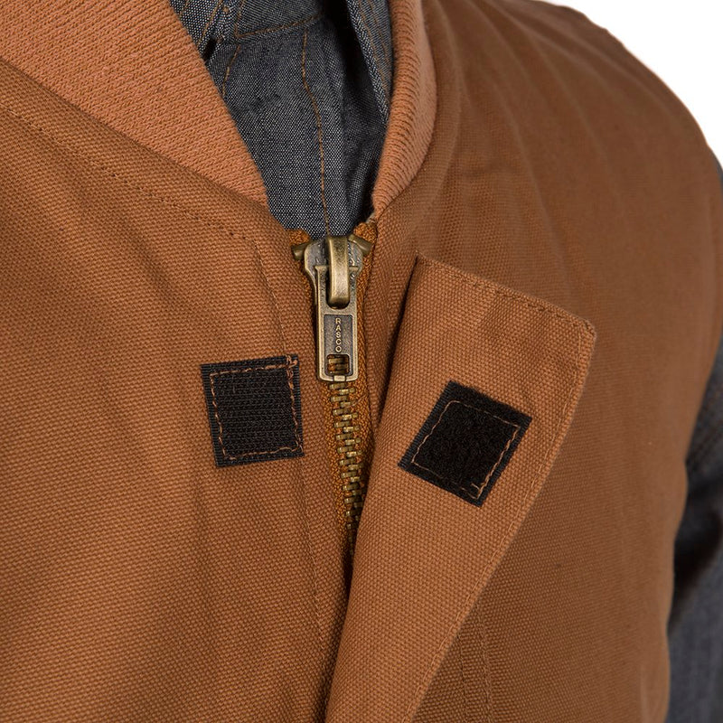 Rasco Fr Men's Brown Duck Work Vest