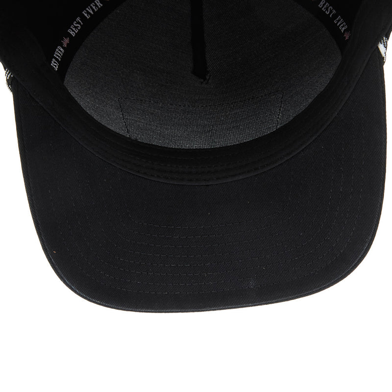 Best Ever Pads Black Logo Patch Trucker Cap