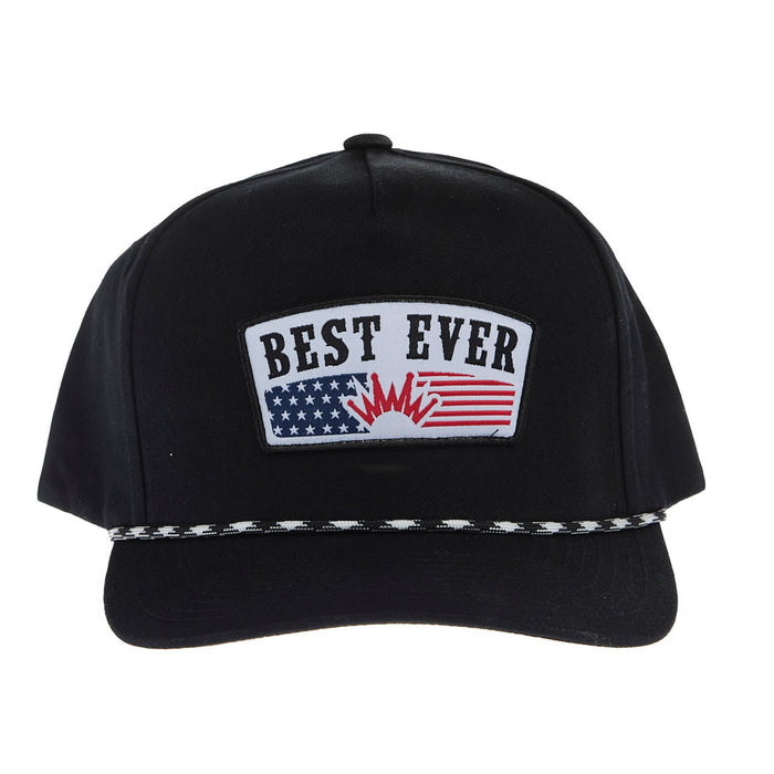 Best Ever Pads Black Logo Patch Trucker Cap