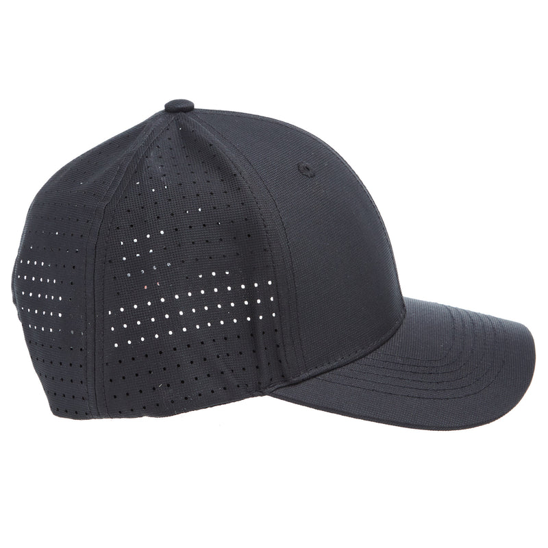 Best Ever Pads Black and White Embroidered Crown Cap