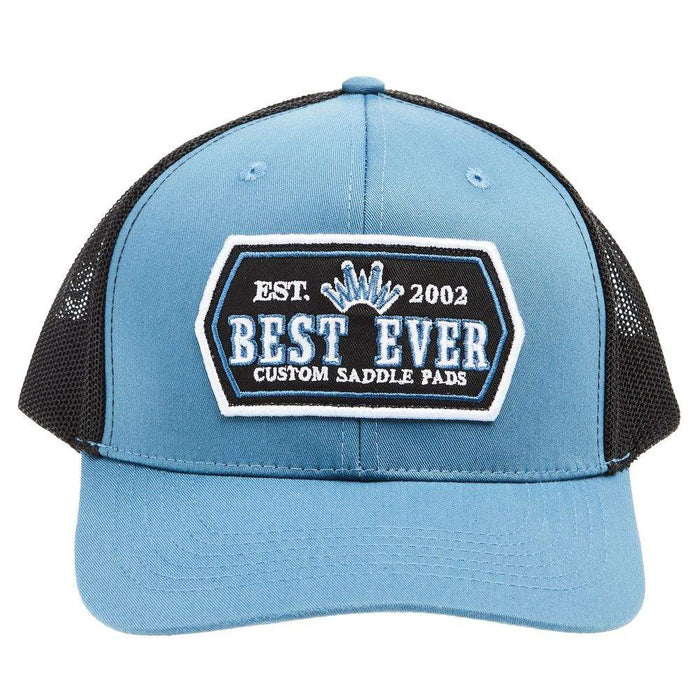 Best Ever Pads Light Blue and Black Patch Mesh Back Cap
