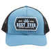 Best Ever Pads Light Blue and Black Patch Mesh Back Cap