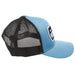Best Ever Pads Light Blue and Black Patch Mesh Back Cap